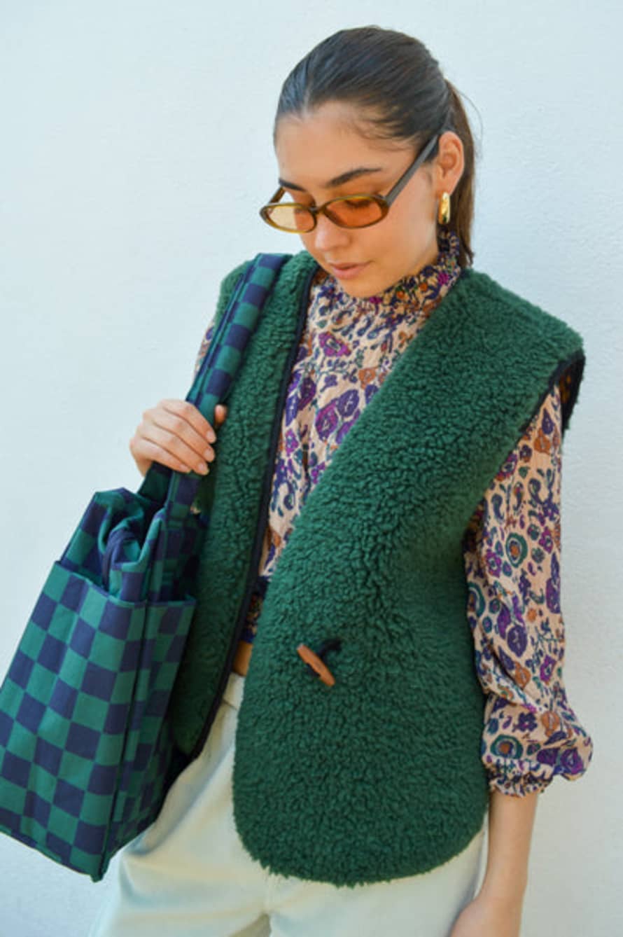 Leon & Harper Vallos Green Gilet