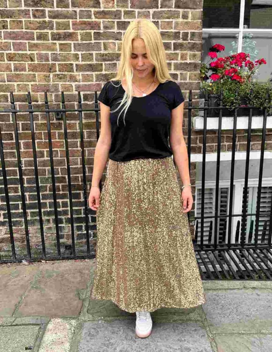 Des Petits Hauts Des Petits Hauts - Severine Skirt - Gold