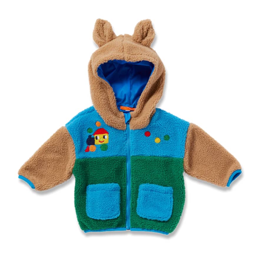 Halcyon Nights Kid's Sherpa Jacket - Rainbow Express