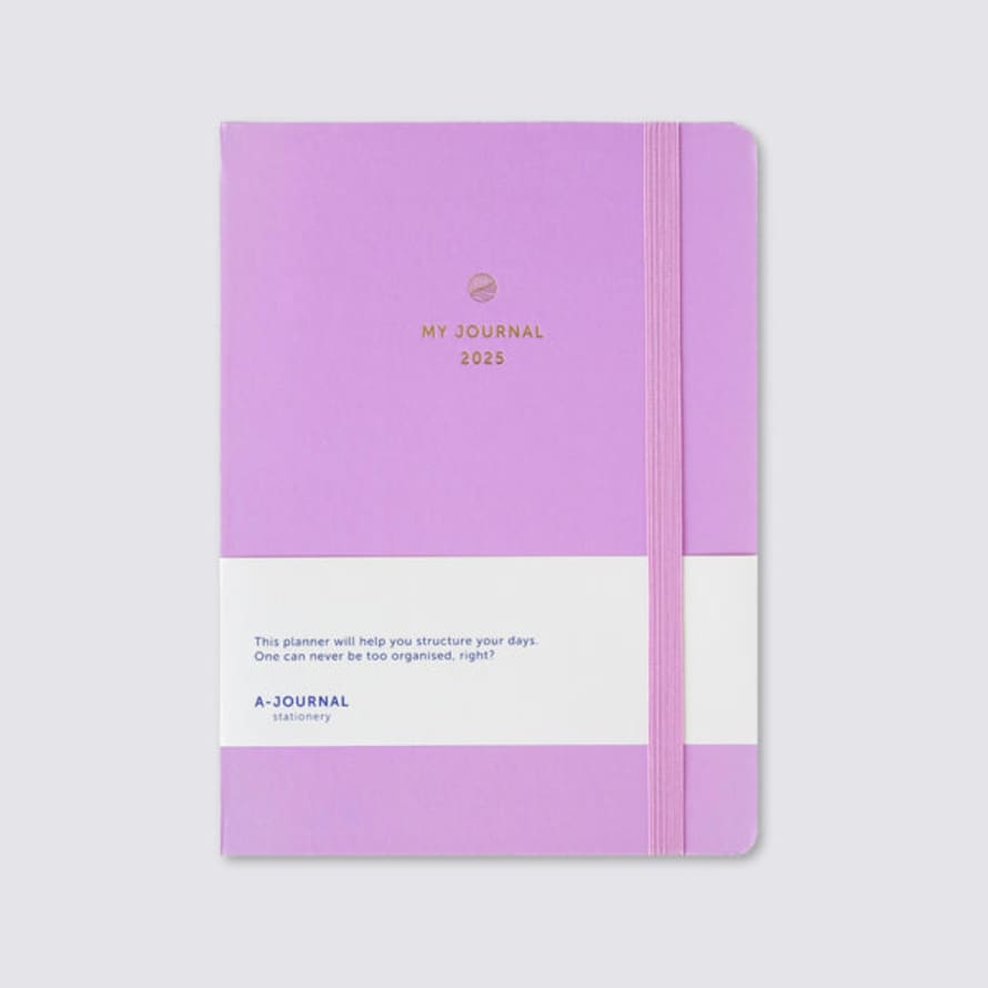 A-Journal My Journal Weekly Diary 2025 - Lilac