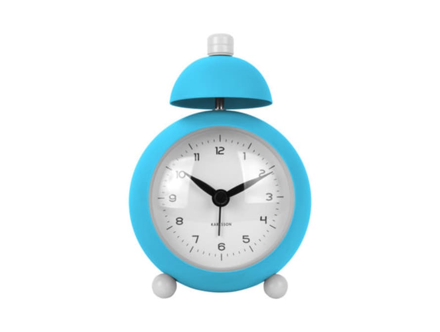 Present Time Blue Chaplin Alarm Clock