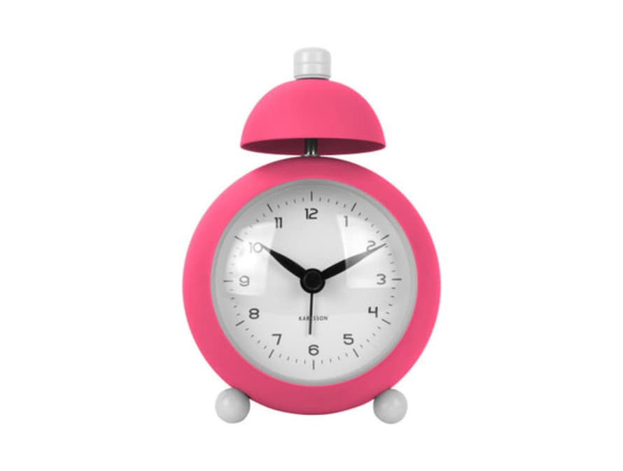 Present Time Pink Chaplin Alarm Clock