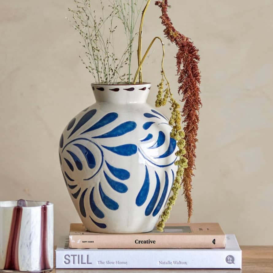 Bloomingville Painted Ceramic Vase