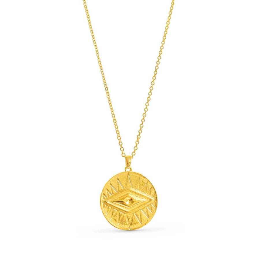 Formation | Lumen 'evil Eye' Necklace | Gold Plated