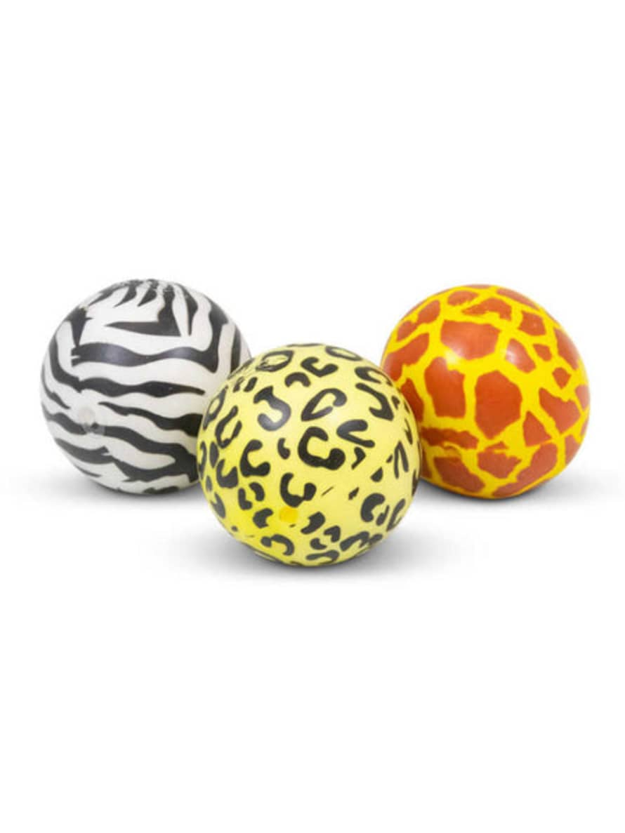 Tobar Scrunchems Safari Diddy Squish Ball 3pk