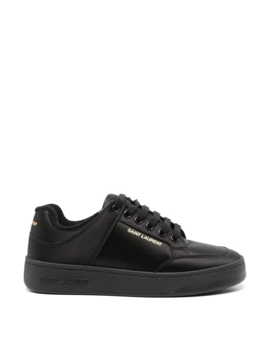 Saint Laurent Sl/61 Satin Court Low Sneakers