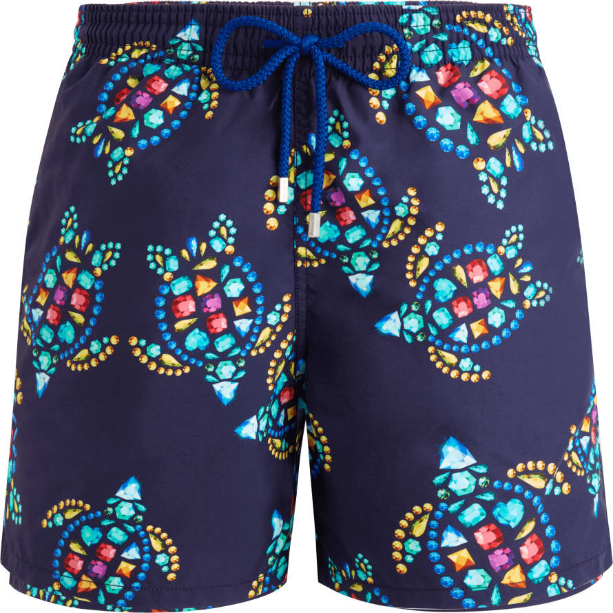 Vilebrequin Moorea Swin Short Vendome Turtles Midnight Blue