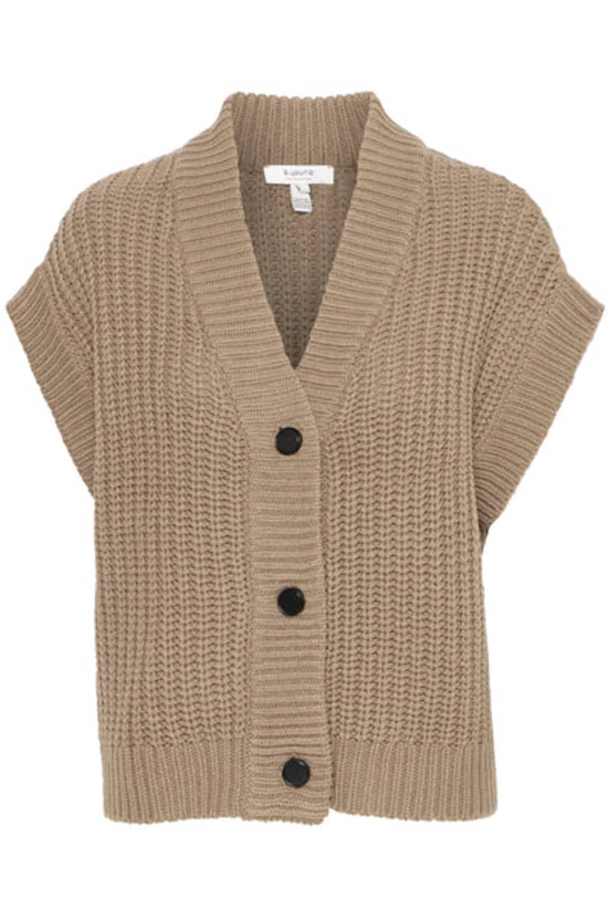 b.young Otinka Waistcoat In Walnut