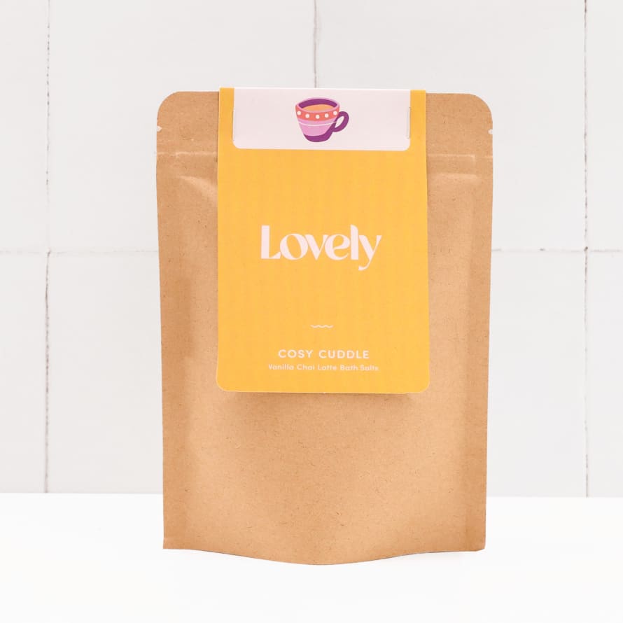 LOVELY SKINCARE Cosy Cuddle Vanilla Chai Latte Bath Salts