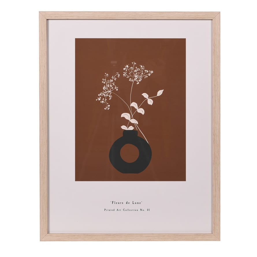 Collective Home Store Fleurs De Lune Framed Print