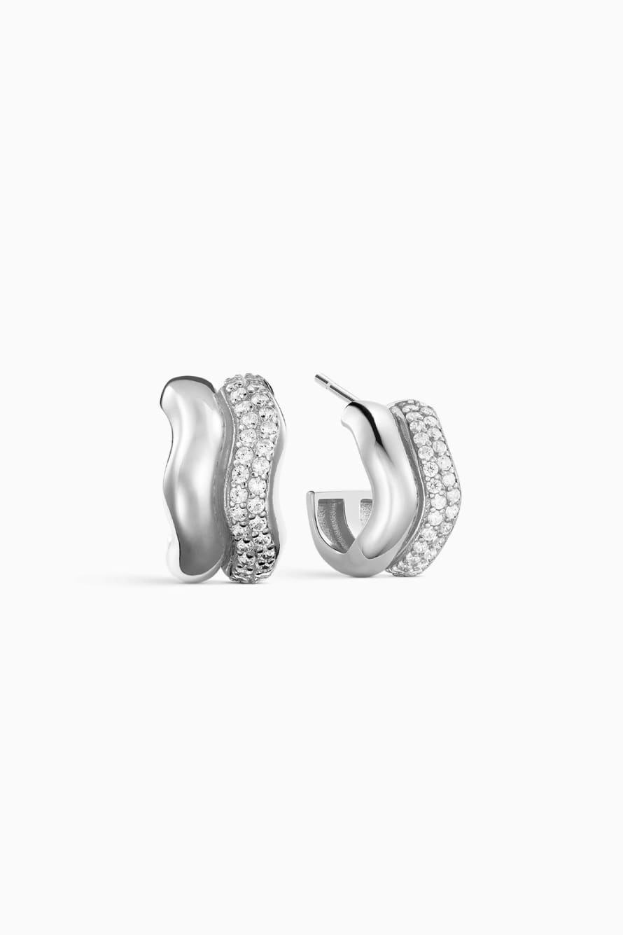 ALEYOLÉ Alloy Silver Hoops