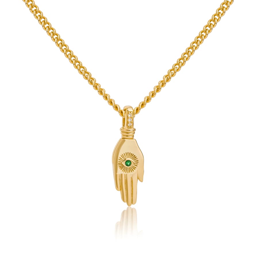 Mod + Jo Jewellery Gold Tasha Hamsa Pendant Necklace