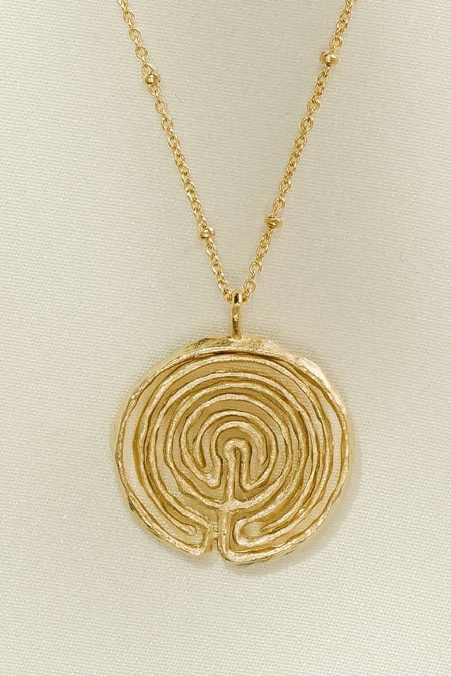 Agapée Knossos Labyrinth Necklace