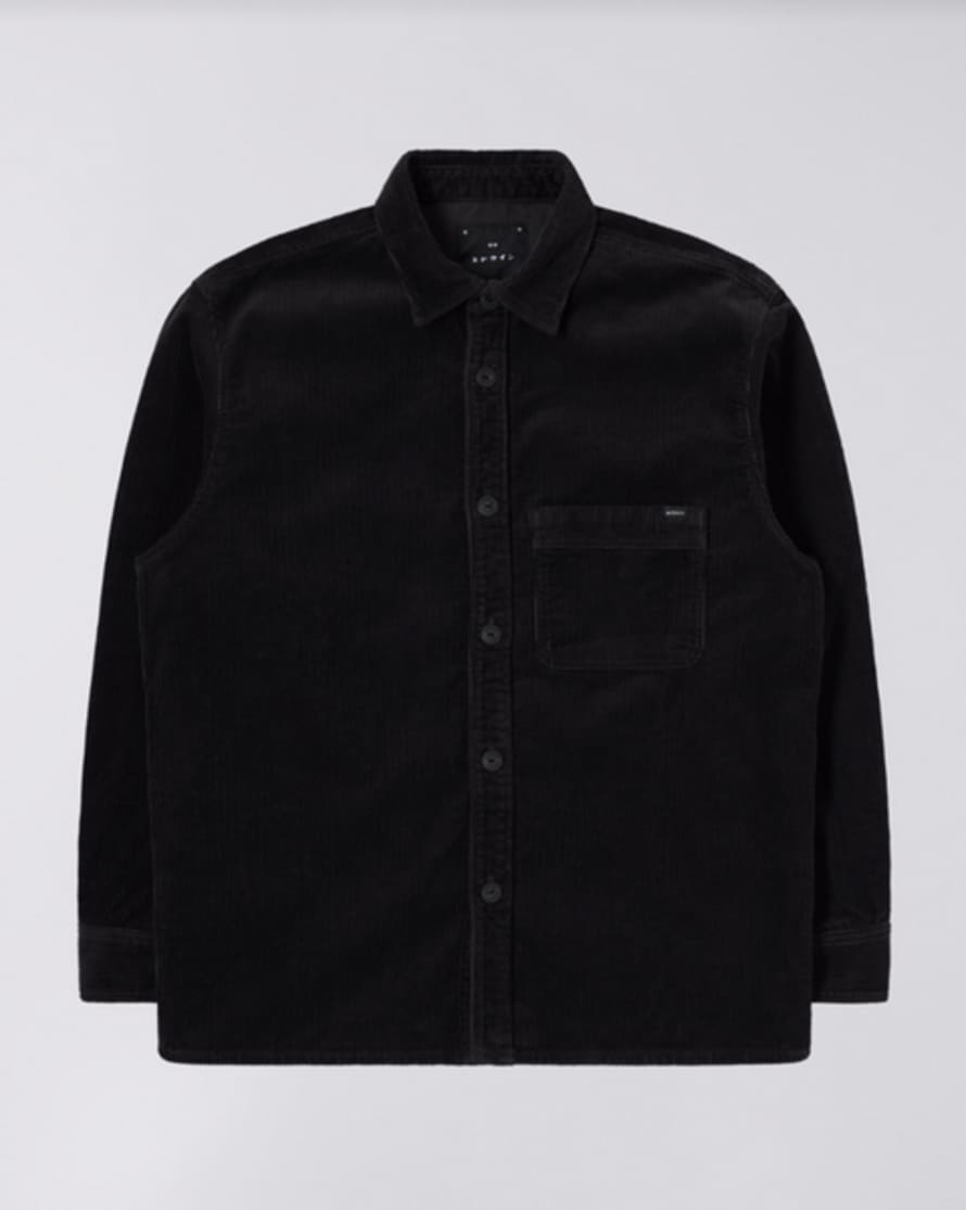 Edwin Ander Shirt Ls Corduroy Black