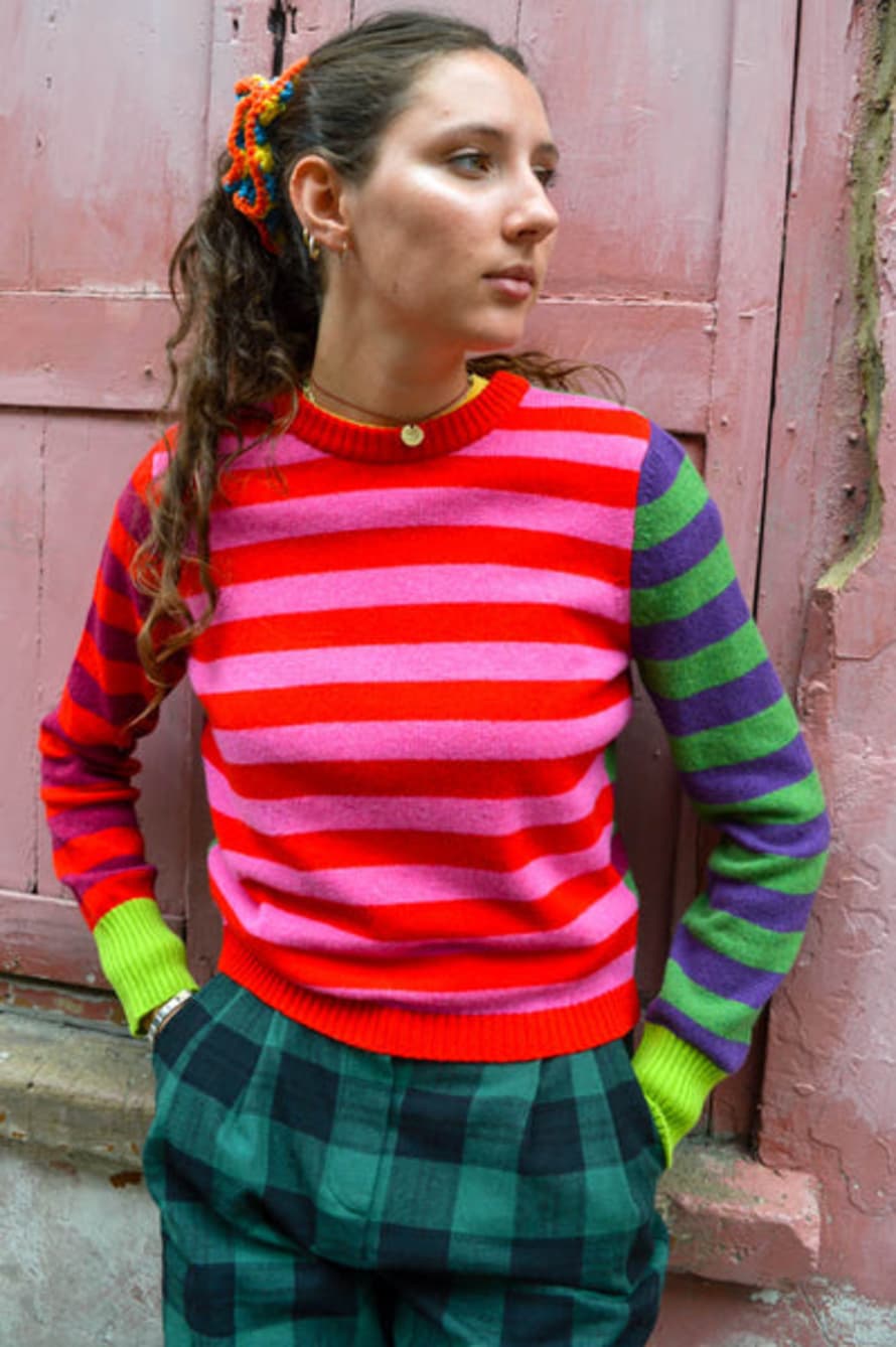 Eribe Stobo Rosa Stripe Sweater