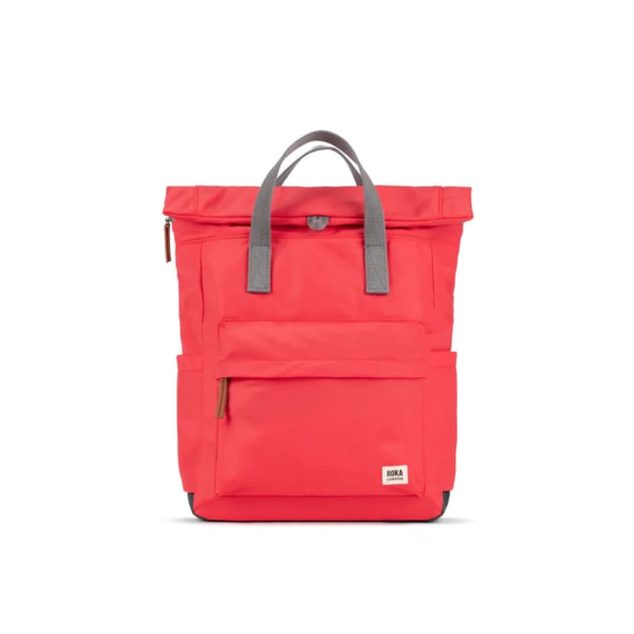 Roka London Ltd Canfield B Medium Sustainable Bag Nylon Poppy