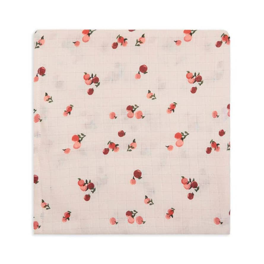 Avery Row Organic Baby Muslin Swaddle - Peaches - Organic Cotton