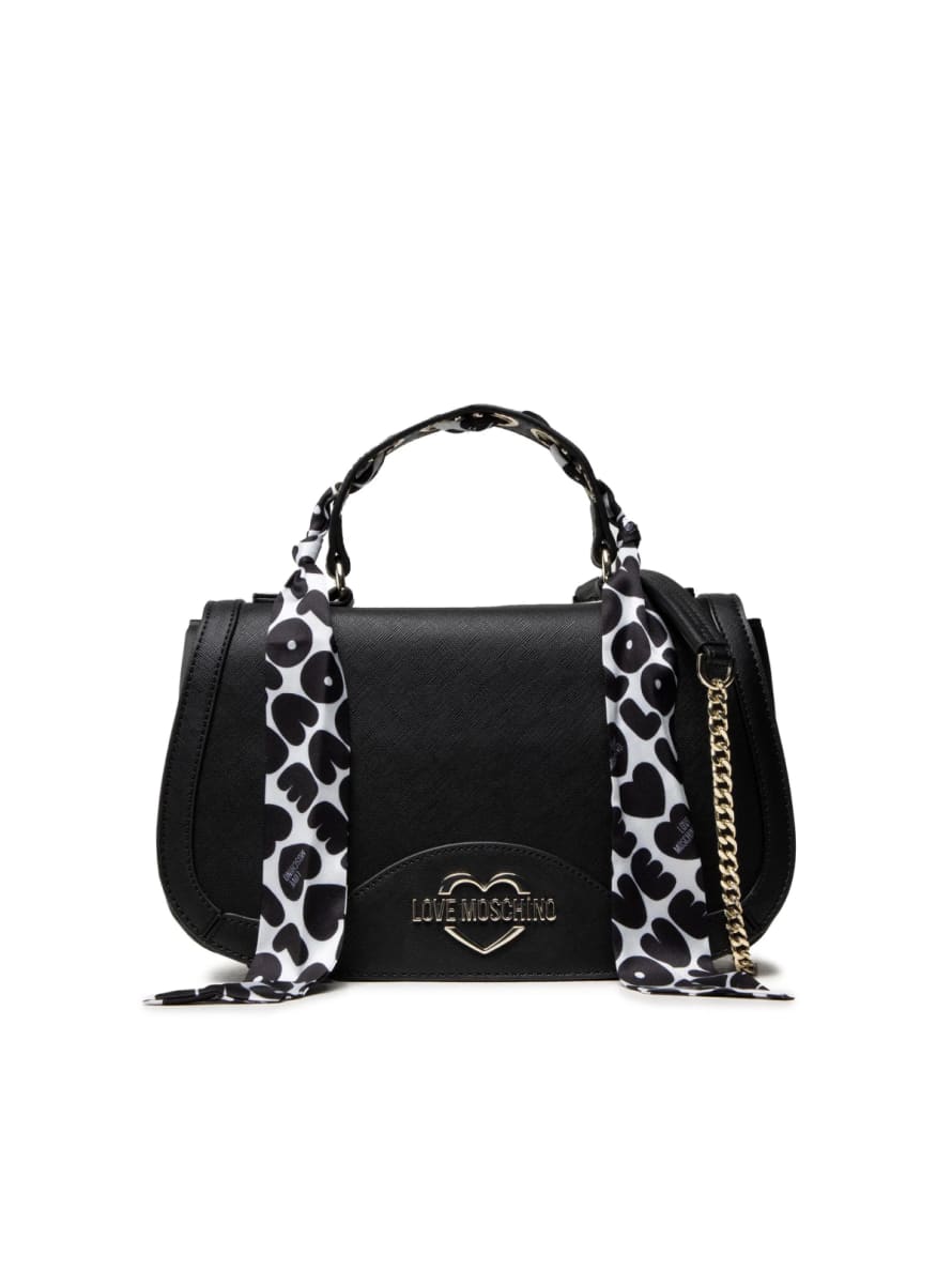 MOSCHINO Heart Logo Shoulder Bag