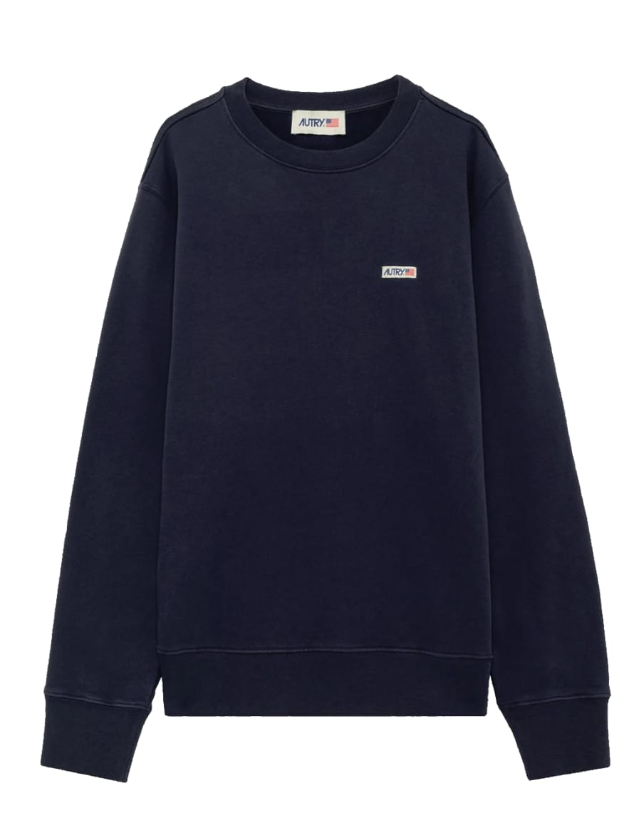 Autry Autry Label Sweatshirt Jersey Blue