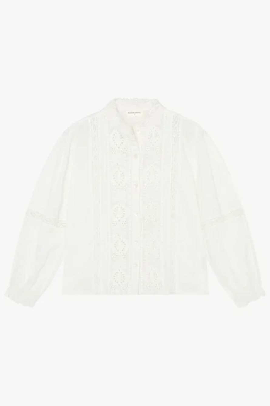 Maison Hotel Winter Blossom Emanuelle Panna Cotta Blouse