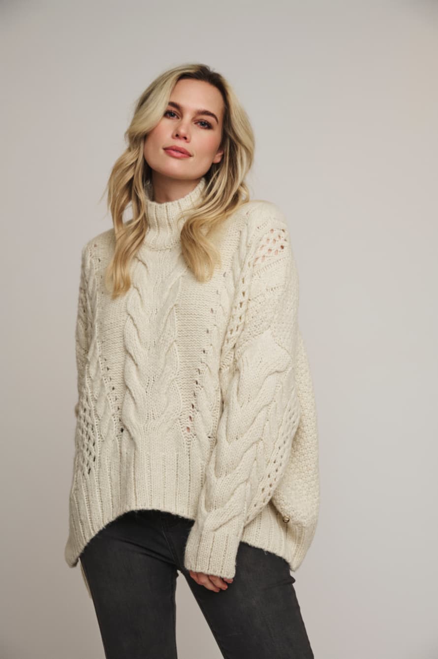 Rino and Pelle Kelson Turtleneck Knit In Birch