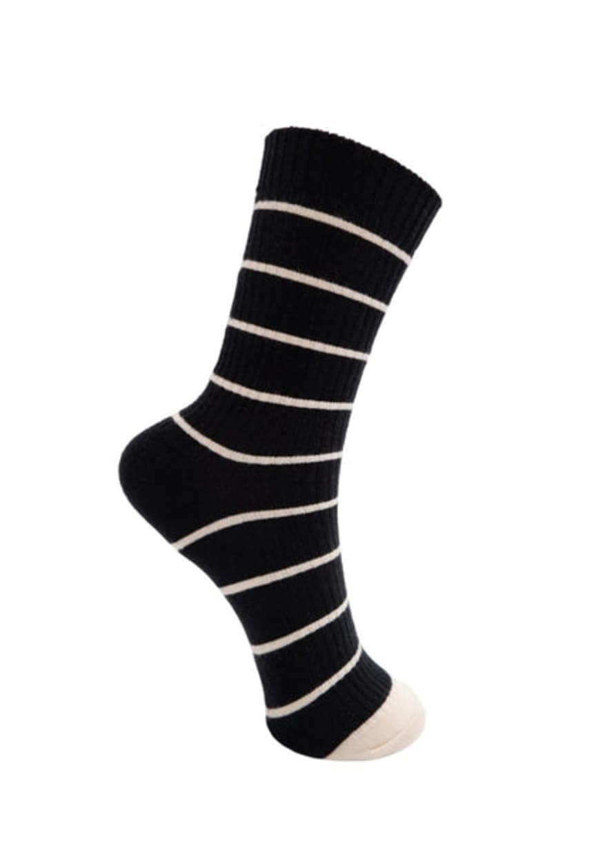 Black Colour Bcliana Socks - Black