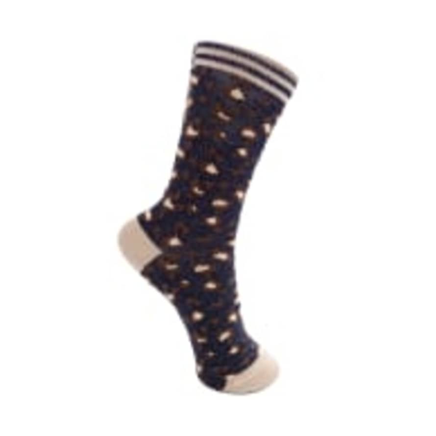 Black Colour Bcleo Socks - Navy