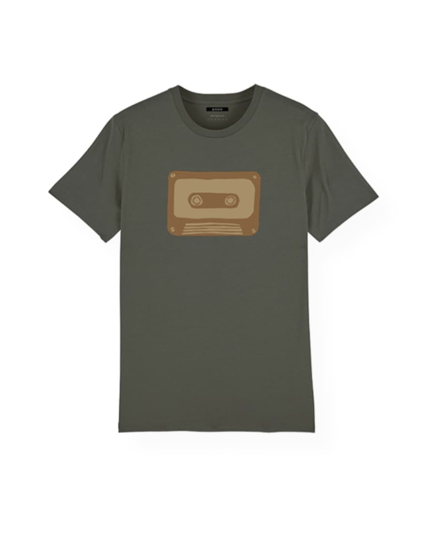 Paala Cassette T-Shirt Khaki