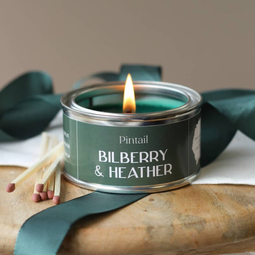 Pintail Candles | Avalon Home Bilberry and Heather Paint Pot Candle | Candles In Tins