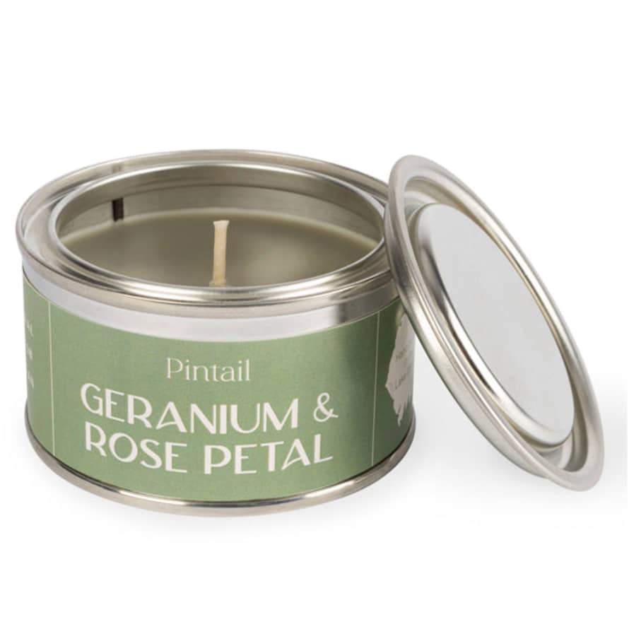 Pintail Candles | Avalon Home Geranium & Rose Petal Paint Pot Candle