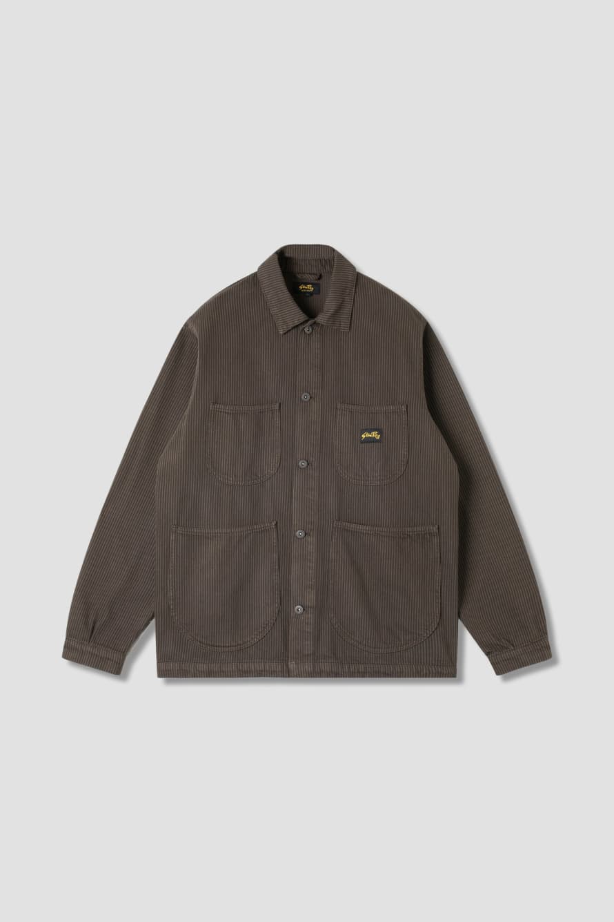 Stan Ray  Coverall Jacket - Overdyed Charcoal