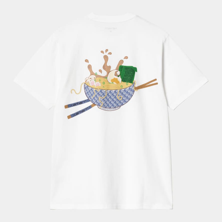 Carhartt WIP  T-shirt Noodle Soup White