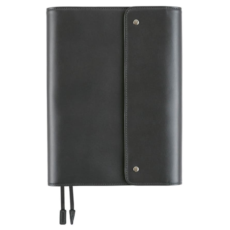 Hobonichi Techo A5 Cousin Cover - Leather : Charcoal Grey