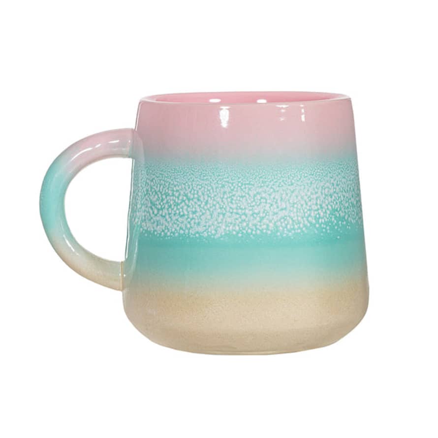 Sass & Belle  Pastel Ombre Mug Pink & Green