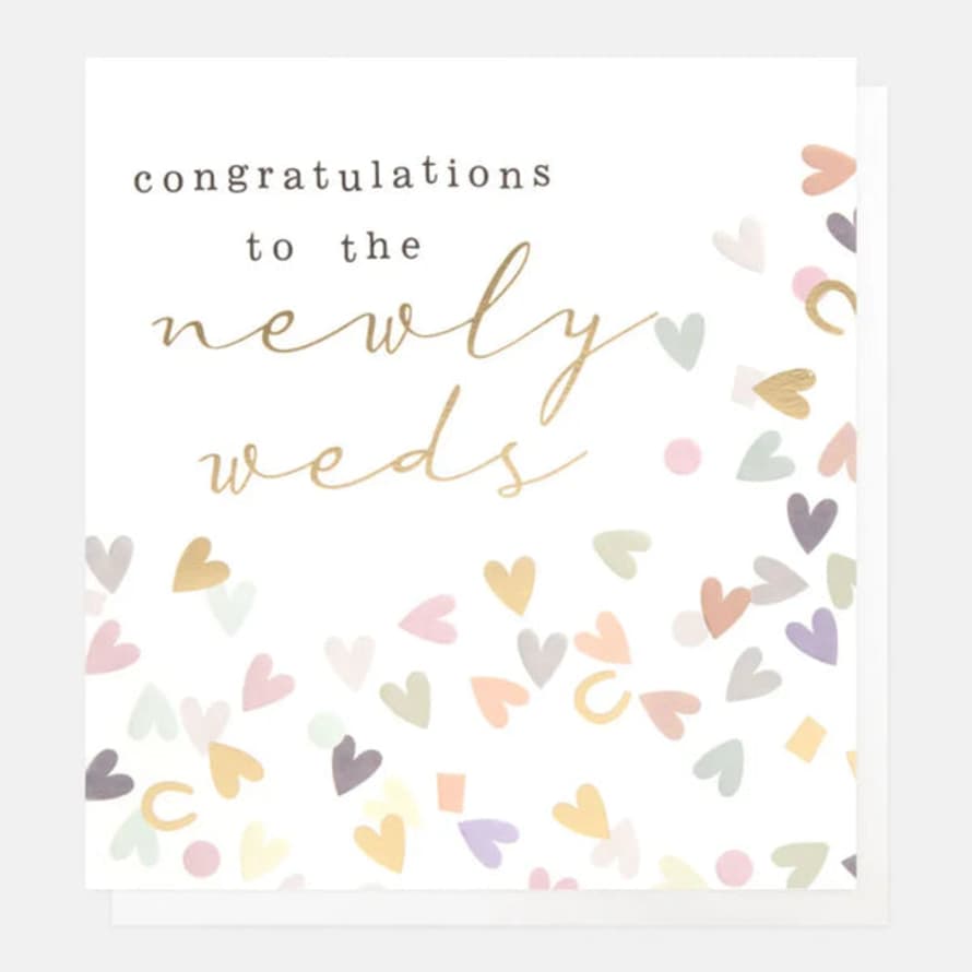 Caroline Gardner Cards Wed007 Congratulations To The Newlyweds Card