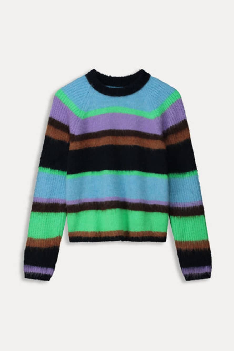 Pom Amsterdam Brushed Stripes Pullover