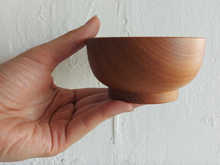 wagumi Okecraft Kid’s Wooden Bowl By Kana Hasegawa / Kinoca