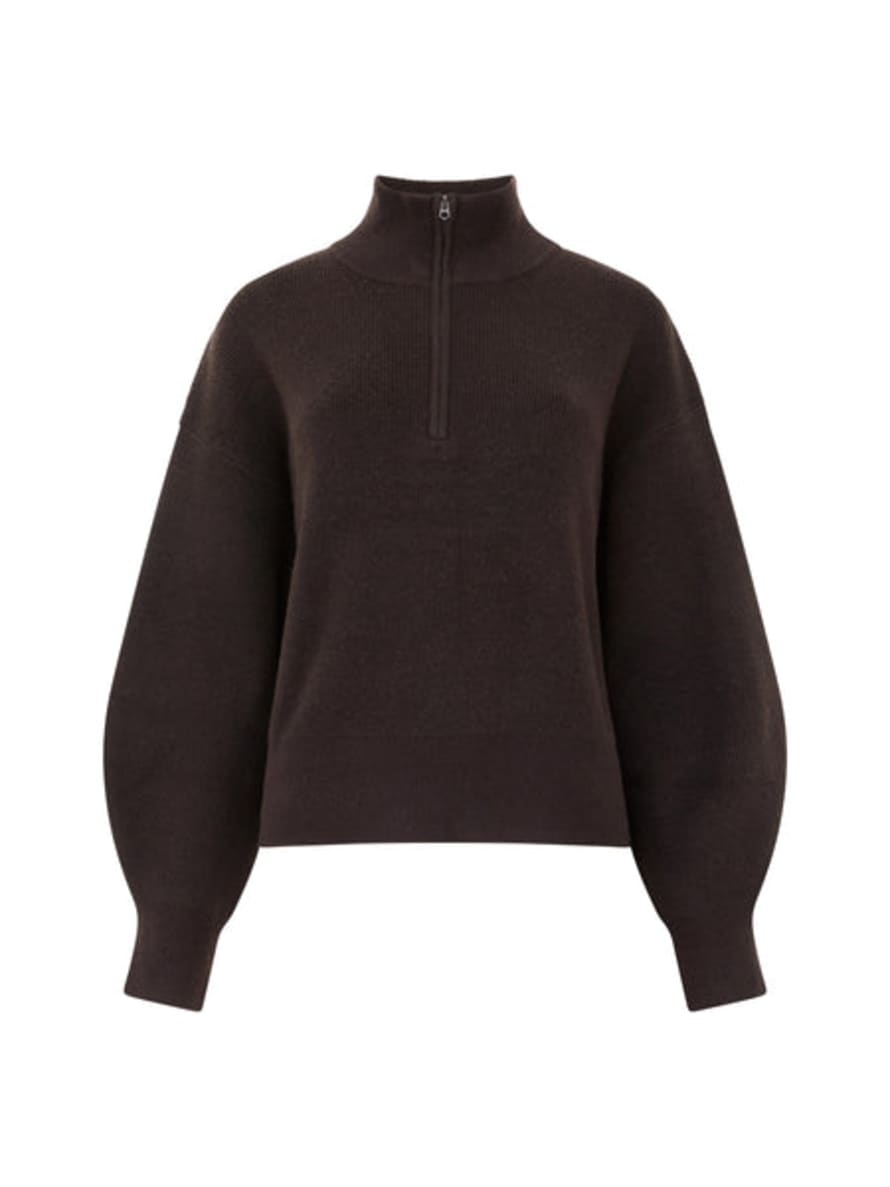 French Connection Light Weight Vhari Half Zip Jumper