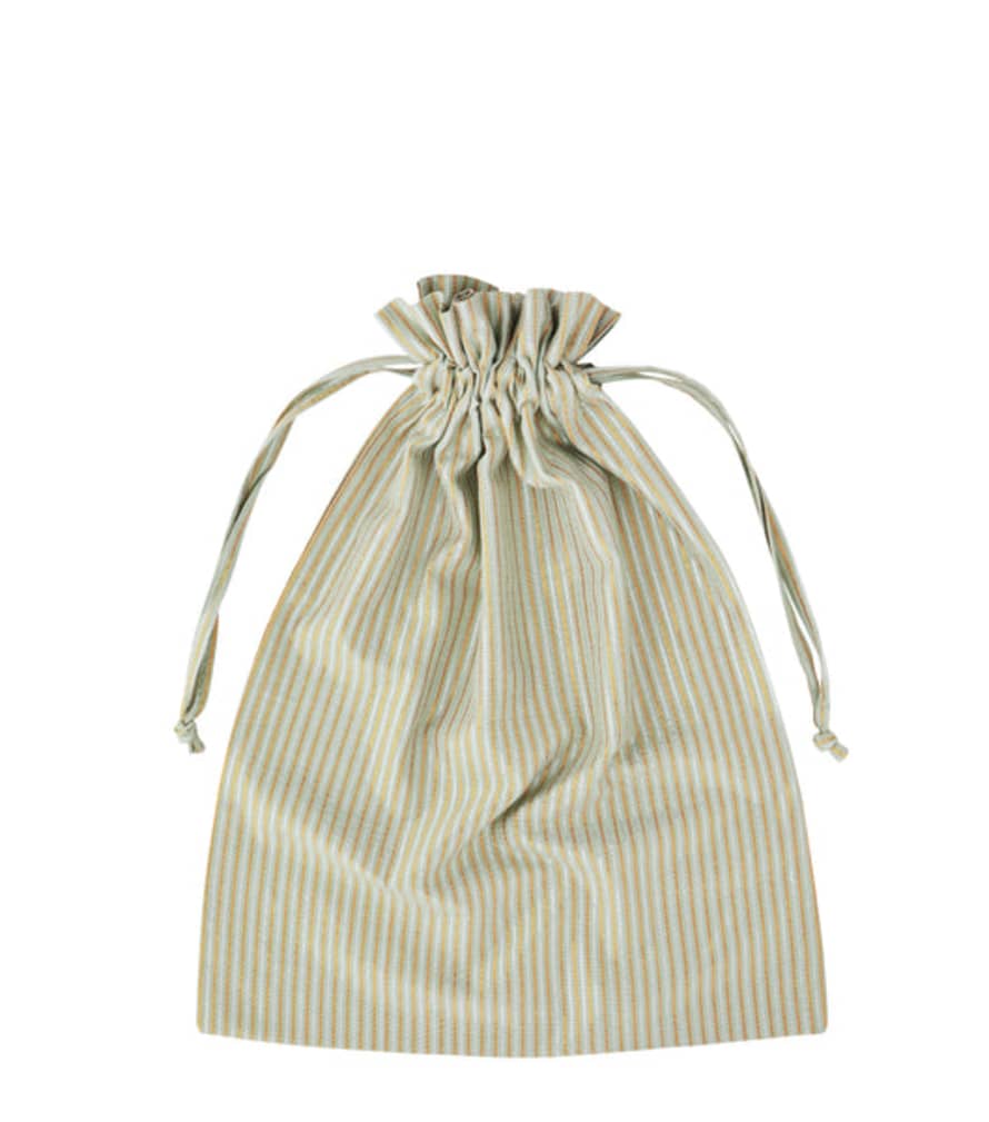 Madam Stoltz Striped Laundry Bag