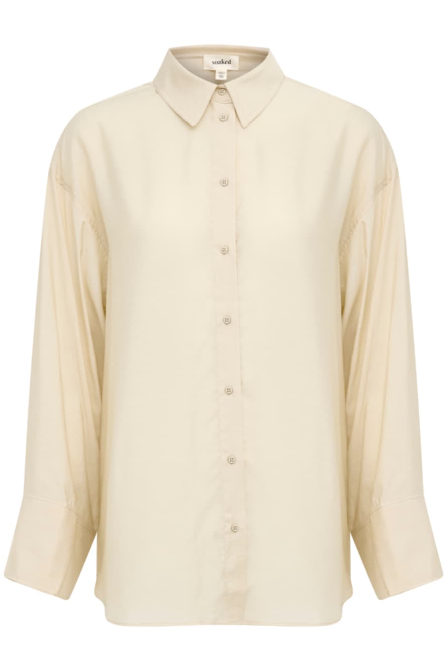 Soaked in Luxury  Oatmeal Leodora Shirt