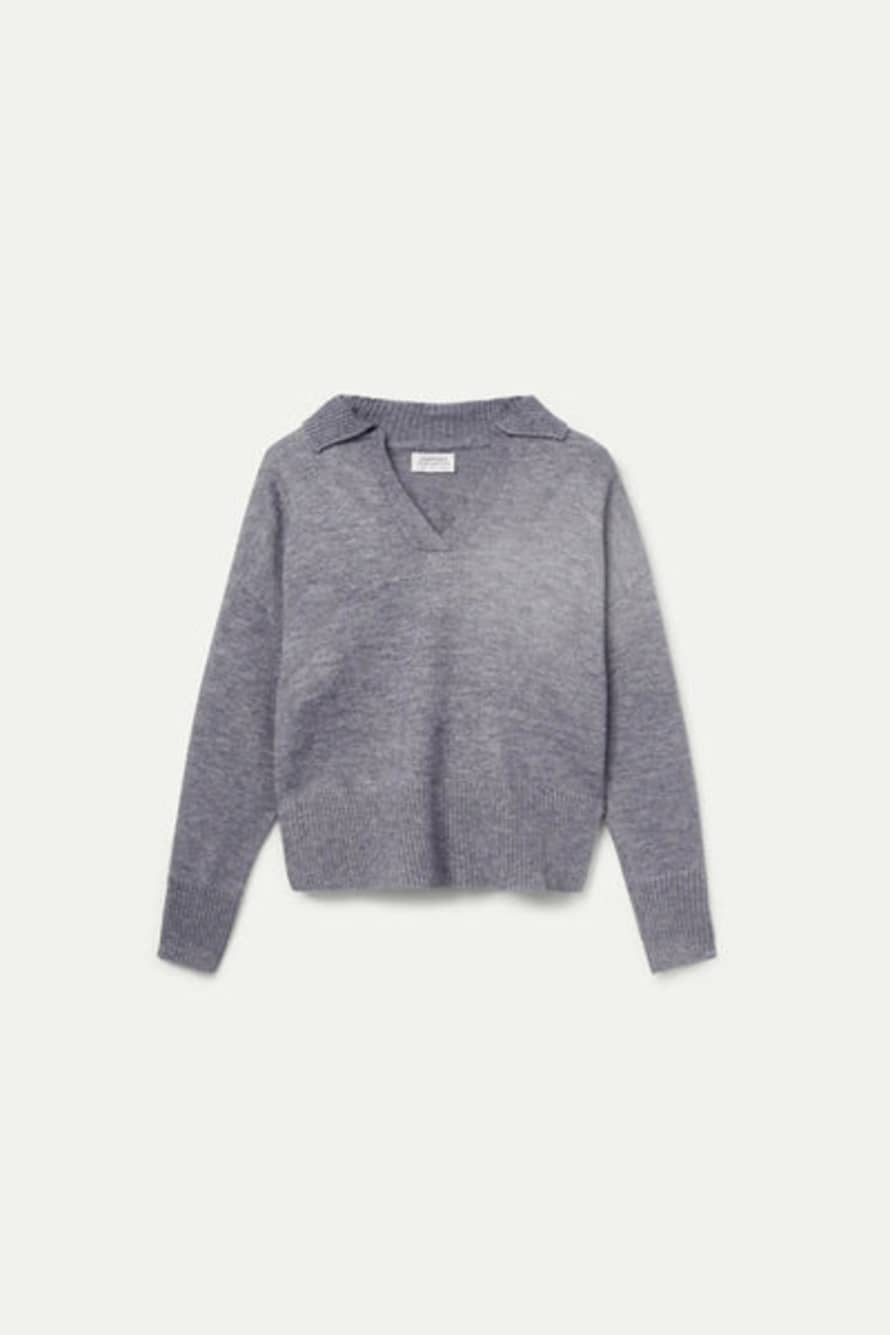 Compania Fantastica Polo Sweater - Grey