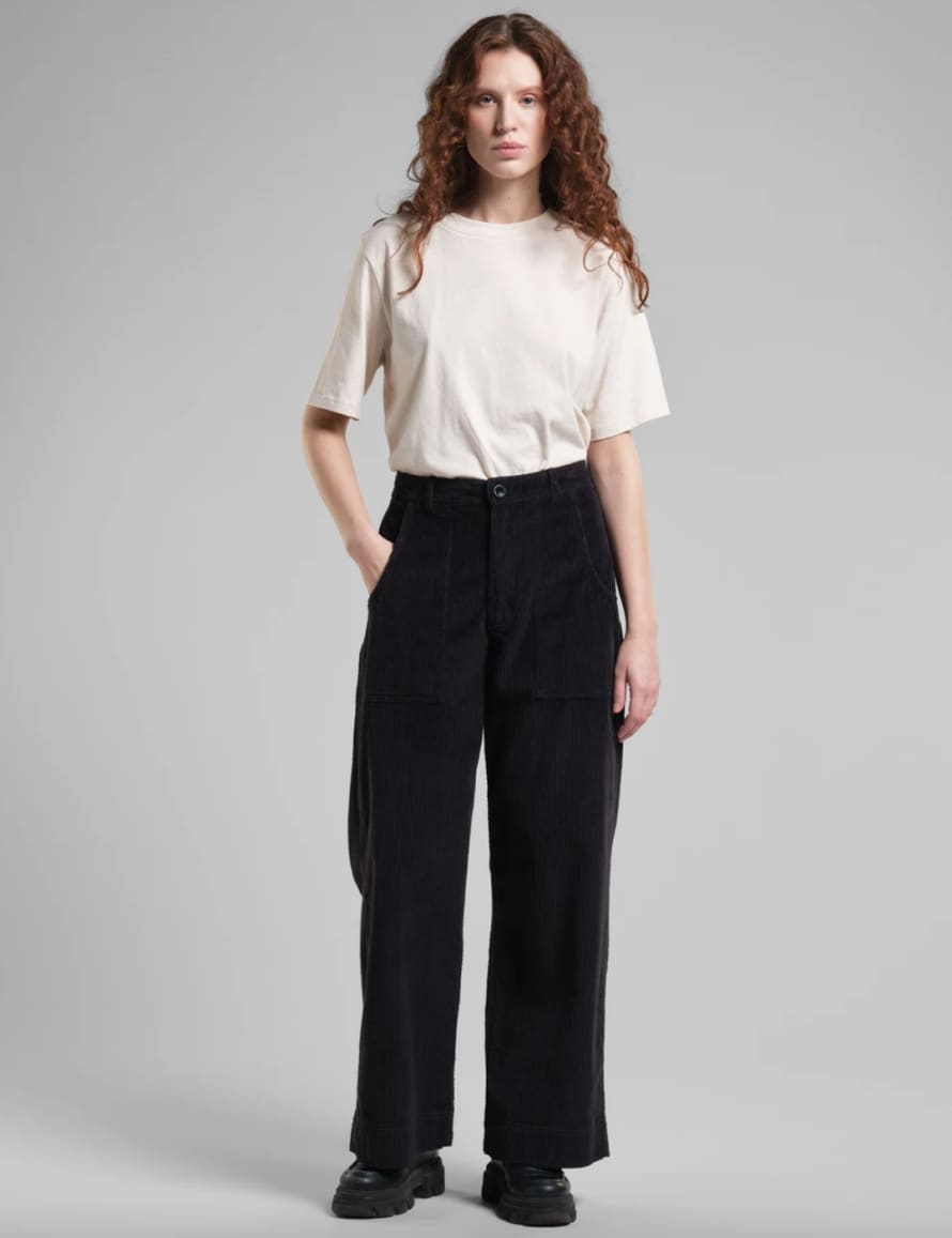 dedicated Workwear Pants Vara Corduroy Black