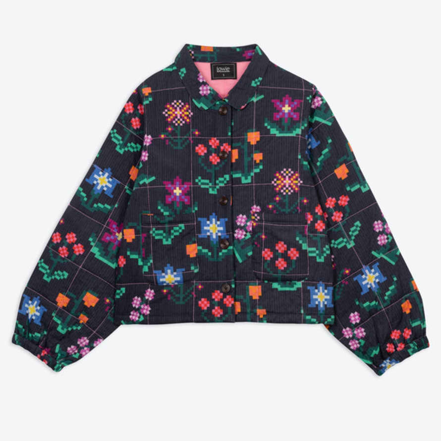 Lowie Needlepoint Print Quilted Jacket