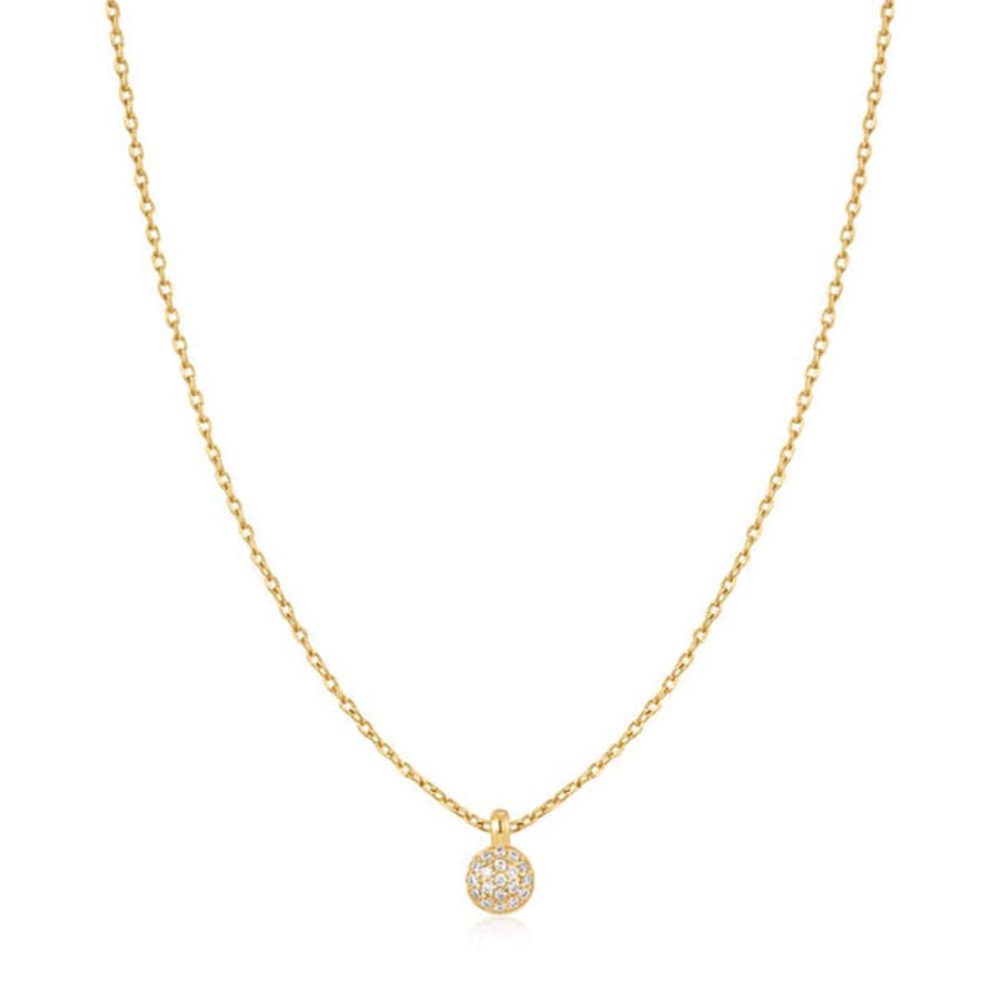 Ania Haie Gold Sphere Pave Necklace - Dusk Divas