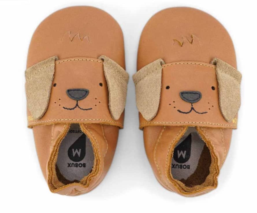 Bobux Babbucce Soft Sole - Little Pup Caramel