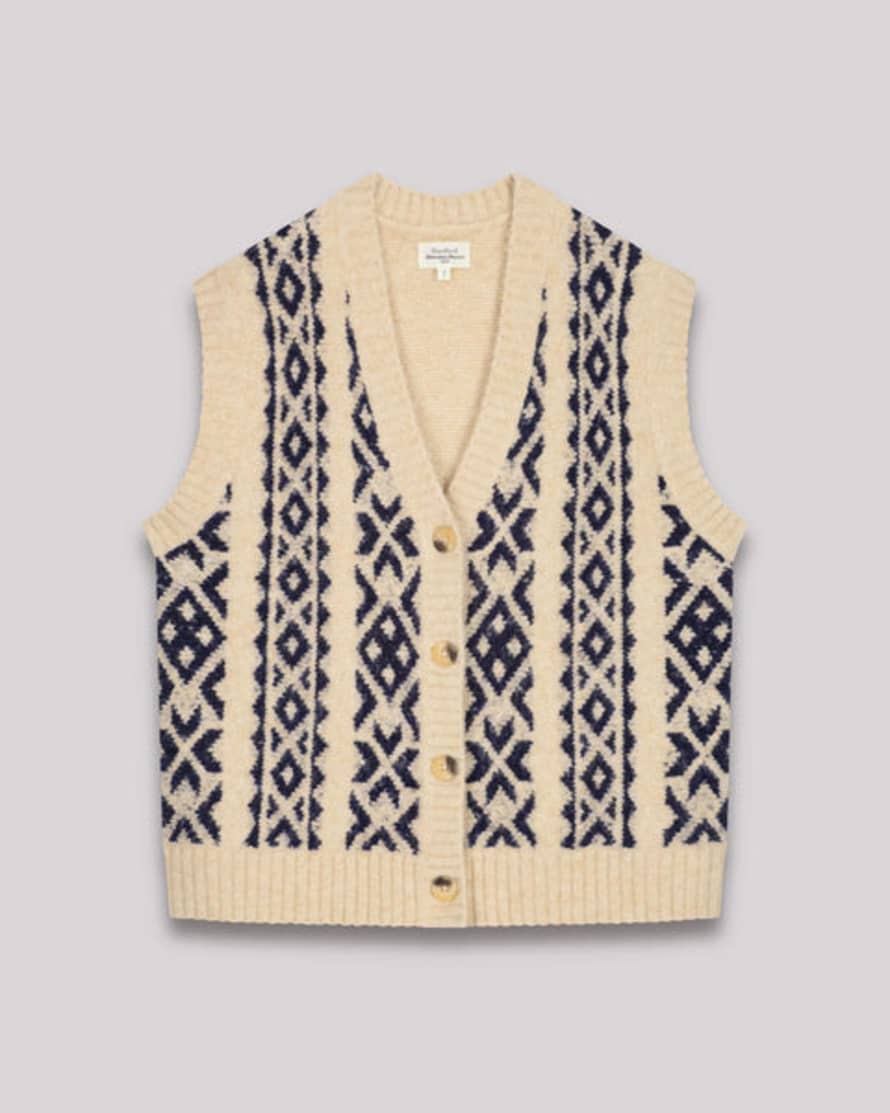 Hartford Monera Jacquard Vest