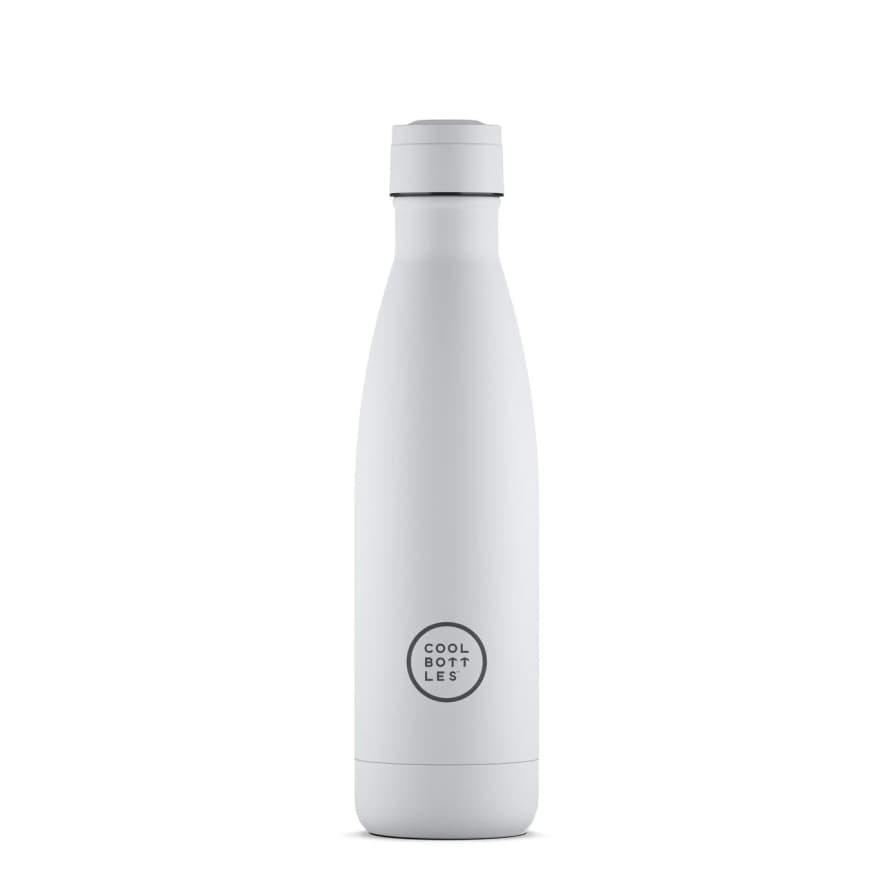 Cool Bottles 500ml Mono White Thermos Bottle