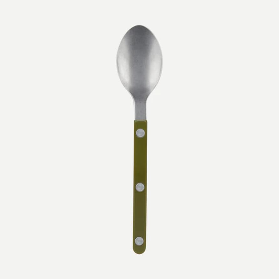 Sabre Bistrot Vintage Solid Teaspoon - Green Fern