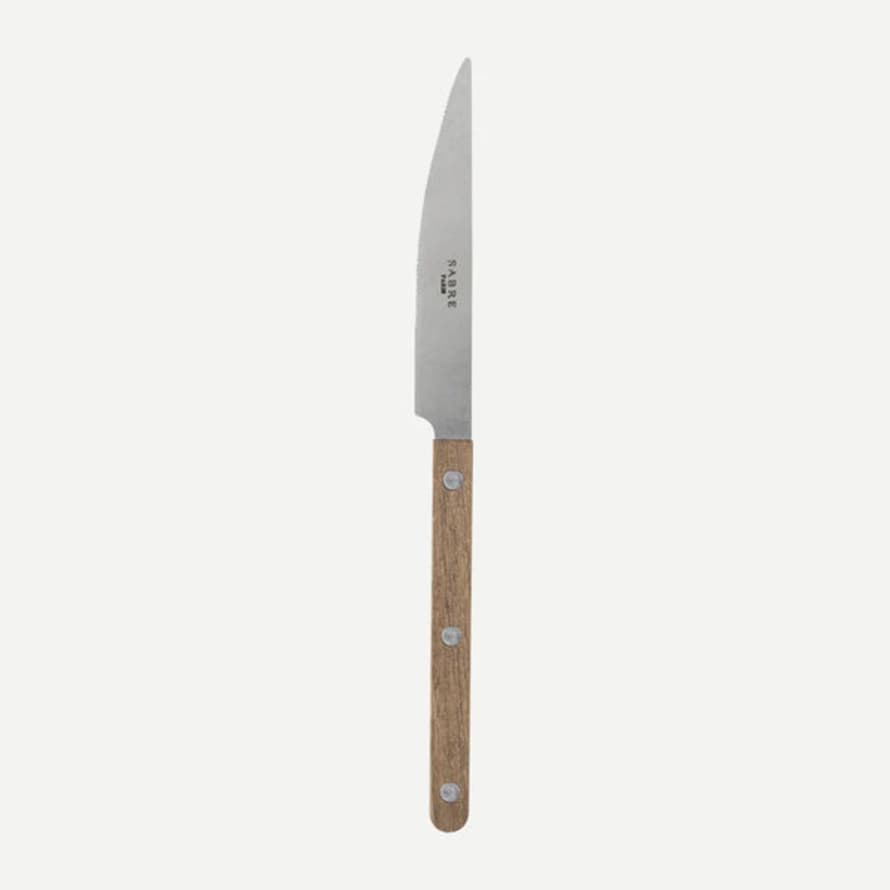 Sabre Bistrot Vintage Teak Dinner Knife - Teak