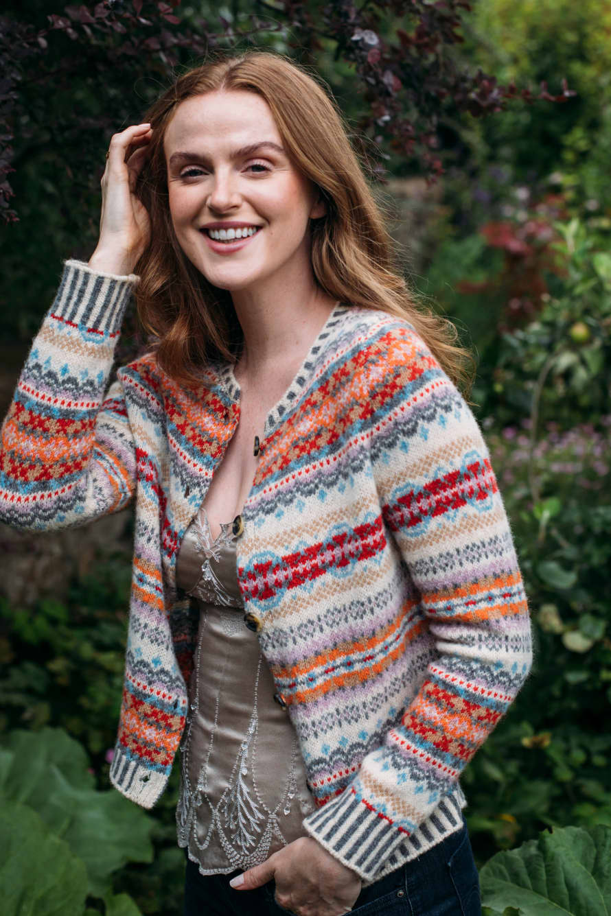 ERIBE Knitwear Westray Cardigan In Mallaig